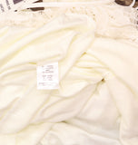 Emerald Sundae Juniors Lace Slip Spaghetti Strap Dress Ivory Off White XXS