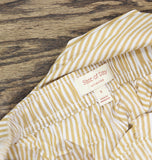 State of Day Womens Printed Poplin Pajama Pants Amber Brown Stripe S