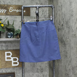 Wrapper Girls Knit Stretch Midi A-Line Skirt 166bd8fa253d6a Blue 7/8