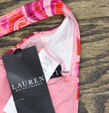 Lauren Ralph Lauren Paisley Tie Front Halter Top Swim Pink Paisley Multi 10