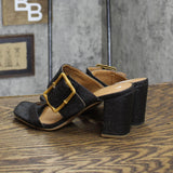 Universal Thread Women's Bristol Mule Heels 89530654 Black 7.5M