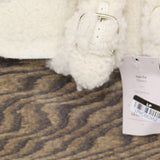 Auden Womens Jane Two Band Buckle Slide Slippers 91308535 Cream Off White 11M