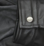Wild Fable Womens Boxy Faux Leather Jacket 94719188 Black L