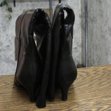 Universal Thread Kitten Heel Tall Dress Boots with Memory Foam Insole Black 11M