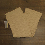 Style & Co. Womens Solid Cable Knit Scarf SC9542505 Neutral Brown