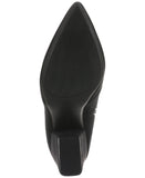 On 34th Zipper Micro Suede Mid-Calf Block Heel Boots 10019653600 Black 6M