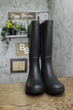 A New Day Womens River Tall Rain Boots 92275090 Black 10M