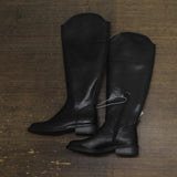 A New Day Womens Sienna Tall Dress Boots with Memory Foam Insole Black 6M