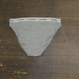 Calvin Klein Womens Modern Logo Bikini Panty QD5044 Gray XS