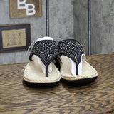 Cliffs By White Mountain Calling Women's Thong Sandal Black / Fabric 10M
