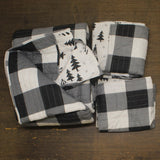 Levtex Home Merry & Bright Northern Star Quilt Set 3-Piece Black / White King