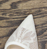 A New Day Milan Slingback Heels with Knot Detail 93708032 Cream Off White 8.5M
