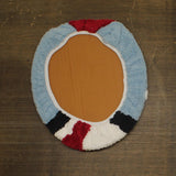 Avanti Home Holiday Penguin Christmas Bath Mat Rug Set Blue Multi 2-Piece