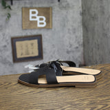 A New Day Womens Nina H-Band Slide Sandals 94805721 Black 8M