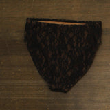 Michael Michael Kors Womens Lace High Waist Swim Bikini Bottom Black / Brown M