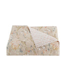 Waverly Mudan 4 Piece Cotton Quilt Set 83493673 Taupe Brown Full / Queen