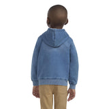 Levi's Knit Full Zip Trucker Hoodie 617830F Sea Salt Blue 24M