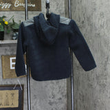Calvin Klein Jeans Little Boys Full Zip Sherpa Jacket Nautical Blue 6