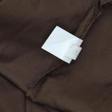 Wonderwink Womens Unisex V-Neck Top Shirt Chocolate Brown XS