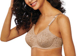 Bali Womens Lace and Smooth Underwire Bra 3432 Nude Brown 36D