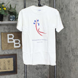 Gildan Mens Ultra Cotton Vintage Hurricane Katrina Graphic Tee White S