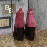 Michael Michael Kors Womens Evaline Pull-On Dress Booties Mulberry Purple 11M