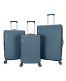 Tag Gateway 2.0 3-Piece Hard Side Spinner Suitcase Luggage Set Blue 20" 24" 28"