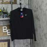 Reebok Womens Identity 1/4 Zip Pullover 100202714 Black S
