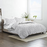 ienjoy Home Moonlight Stars Reversible Comforter Set Gray Multi Full / Queen