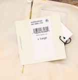 Calvin Klein Womens Printed Chiffon Sleeveless Top Lemon Amber Yellow Multi XL