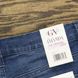 Gloria Vanderbilt Amanda High Rise Straight-Leg Jeans Frisco Blue 10P Short