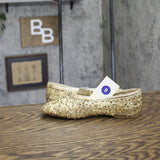A New Day Womens Sammie Shoes Sequin Flats Ballet 94685483 Gold Yellow 6M