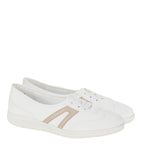 Baretraps Womens Vannie Slip On Sneaker Lace up BT31107 White Multi 7M