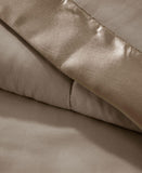 Madison Park Windom Lightweight Down Alternative Blanket Satin Trim Brown King