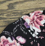 Ny Collection Wide-Strap Sundress with Flounce Overlay Bodice Black Multi S