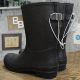A New Day Womens Vicki Mid Calf Rain Boots 53855422 Matte Black 12M