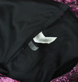 Siena Womens Embroidered Mesh Sleeve Dress SATP1126 Fuchsia Pink / Black 12