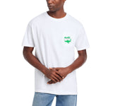 Monte's Fine Foods Eat Better Graphic Short Sleeve Pocket T-Shirt Tee White M