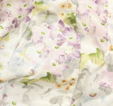 Barbizon Womens Vintage Satin Floral 2-Piece Pajama Set White Multi XL