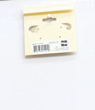 Ear Sense Womens Fashion Dangly Heart Hoops Engraved Earrings Silver Gray 1"