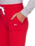 Tommy Jeans Womens Jogger Pants with Pockets T0KF0CBD Scarlet Red XL