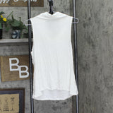 Ultra Flirt Juniors Sleeveless Cowl-Neck Tank Top 3C222MC White M