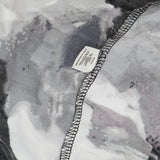 Express Womens Mixed Media Knit Off the Shoulder Blouse Shirt Top Black Gray S