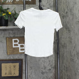Epic Threads Girls Textured Henley Shirt Top 100201319GK Bright White L (14/16)
