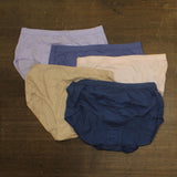 Hanes Womens 5-Pack Brief Underwear Pack 79466146 Blue Assorted 2XL