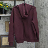 Carhartt Mens Relaxed Fit Fleece Pullover Hoodie Sweatshirt Maroon Red XXL