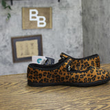 Universal Thread Mary Jane Flats with Ankle Strap 94462393 Leopard Dark Brown 8M