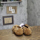 Universal Thread Penny Studded Mary Jane Flats 94303795 Brown 6.5M