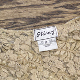 Stemay Womens Embellished Short Evening Pearl Evening Jacket Champagne Gold 14