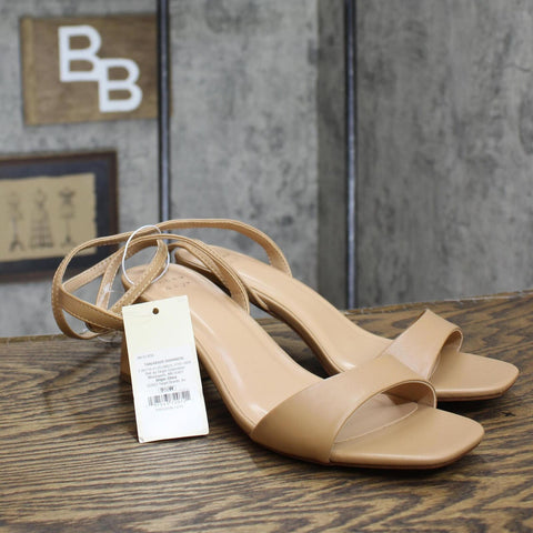 A New Day Women's Shannon Heels with Memory Foam Insole 89469424 Tan Brown 9.5W